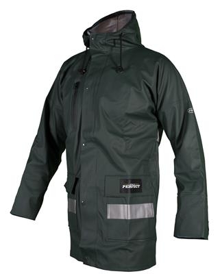 Kurtka przeciwdeszczowa  AQUA J zielona M Stalco S-78138