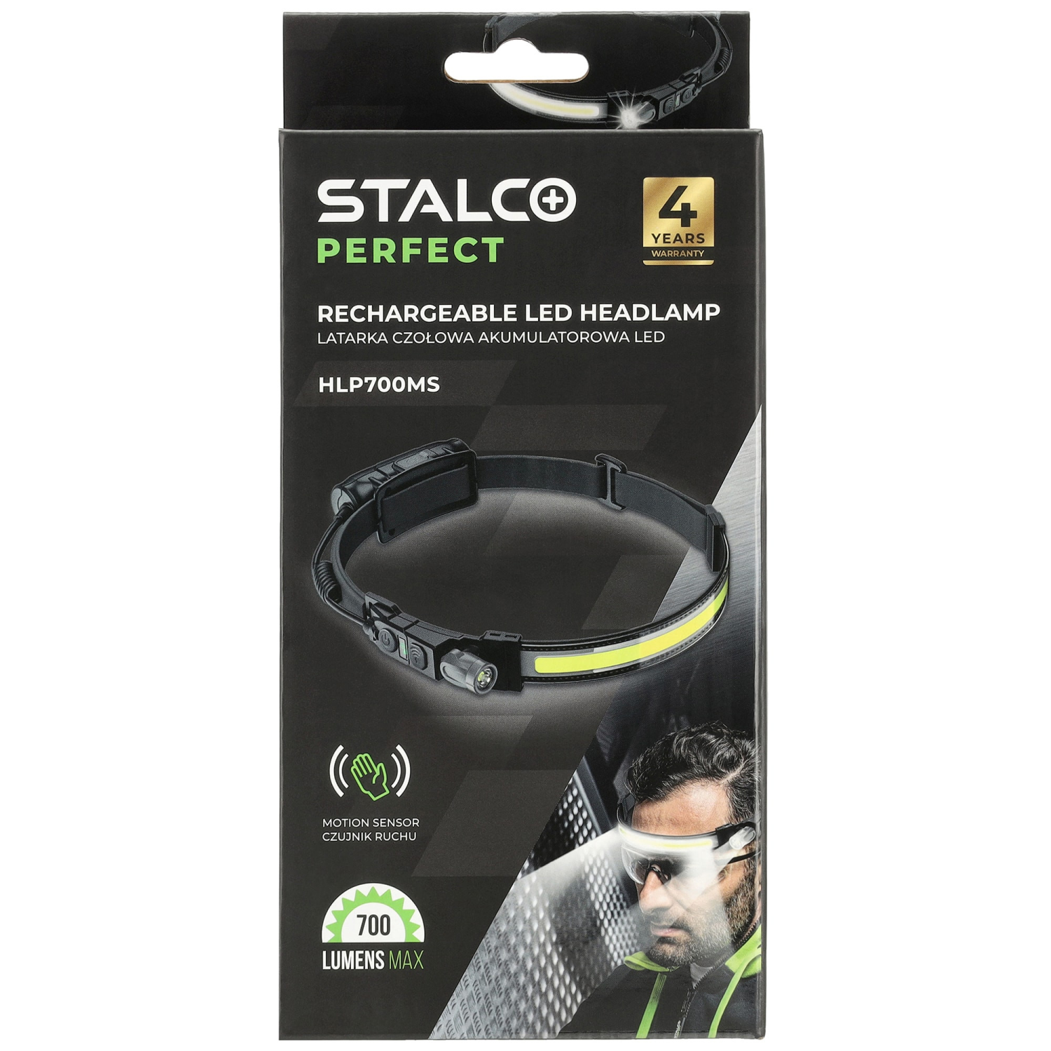 Latarka czołowa AKU LED 650 lm HLP700MS Stalco S052498800