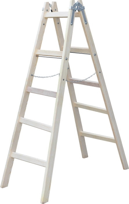 Drabina drewniana  5 stopniowa Stalco S-40591