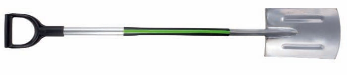 Szpadel prosty hartowany trzon metalowy, pochwyt PVC Perfect Stalco S-74003