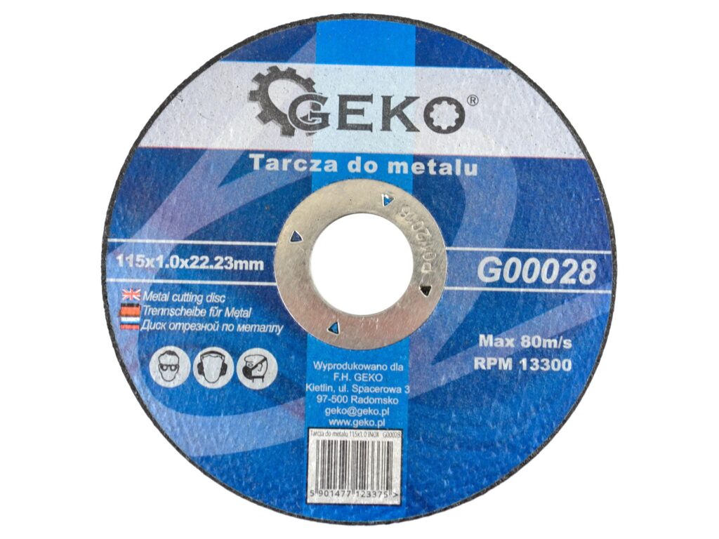 Tarcza do metalu Geko 115x1,0 G00028