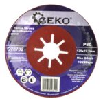 Tarcza fibrowa do szlifowania gresu Geko P 80 G78702