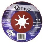 Tarcza fibrowa do szlifowania gresu Geko P40 G78700