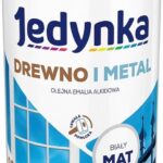 Emalia do drewna i metalu Jedynka Alkid Biały 0.9L matowa