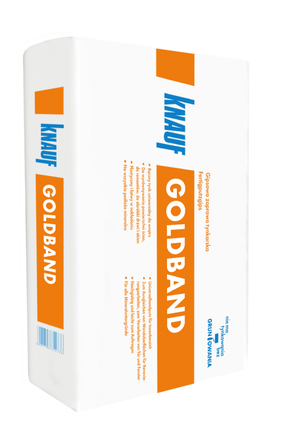 Ręczny tynk gipsowy Knauf GOLDBAND 10kg
