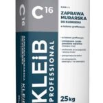 Zaprawa murarska do klinkieru Kleib C16 GRAFIT 25 kg
