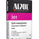 Tynk maszynowy cementowo-wapienny Alpol AT301 25Kg