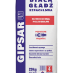 Biała gładź szpachlowa ATLAS Gipsar Uni 20kg
