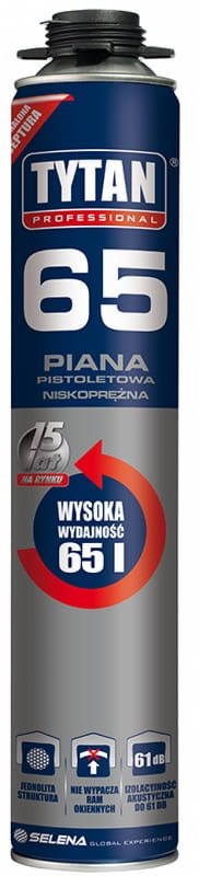 Pianka pistoletowa Tytan 65 professional 750ml