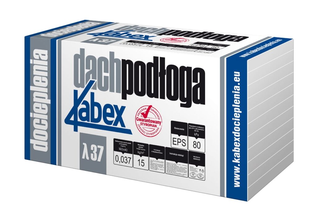 Styropian Kabex dach/podłoga 0,037 10cm