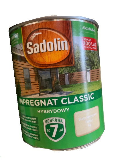 Impregnat hybrydowy Sadolin Classic Kremowy  0,75l
