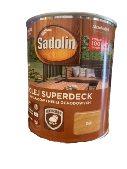 Olej do drewna Sadolin Superdeck dąb  2,5l
