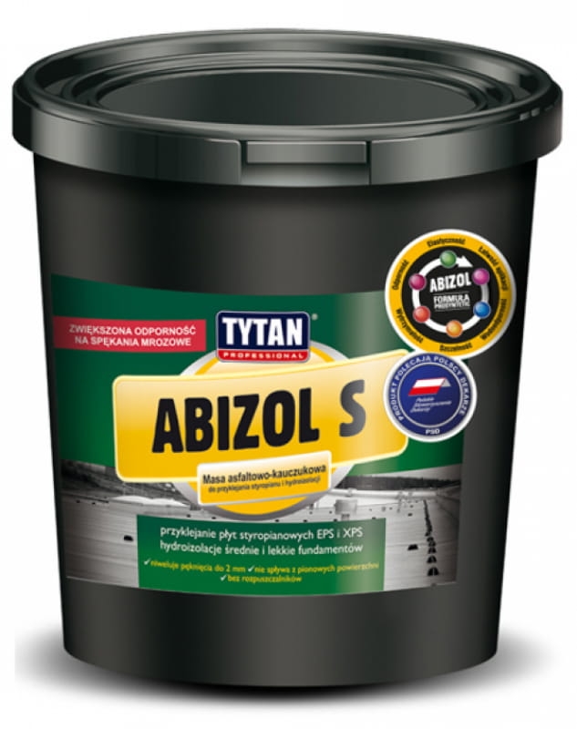 Dyspersyjna masa asfaltowo-kauczukowa Tytan Abizol S 9kg