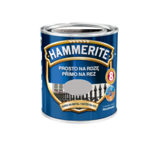 Farba do metalu Hammerite szary półmat 0,7L