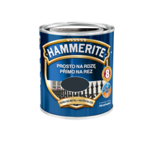 Farba do metalu Hammerite grafit połysk 0,7L