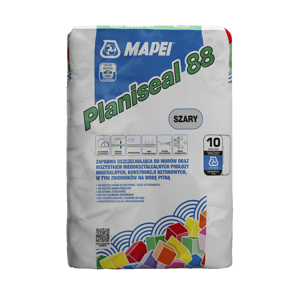 Zaprawa cementowa Mapei Planiseal 88 szary 25 kg