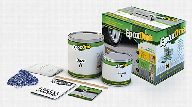 Zestaw do posadzek EpoxOne 1001 ral7001 na 25m2