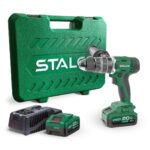 Wiertarko-wkrętarka udar aku.2x 4Ah IDS20-75BL Stalco S-97314
