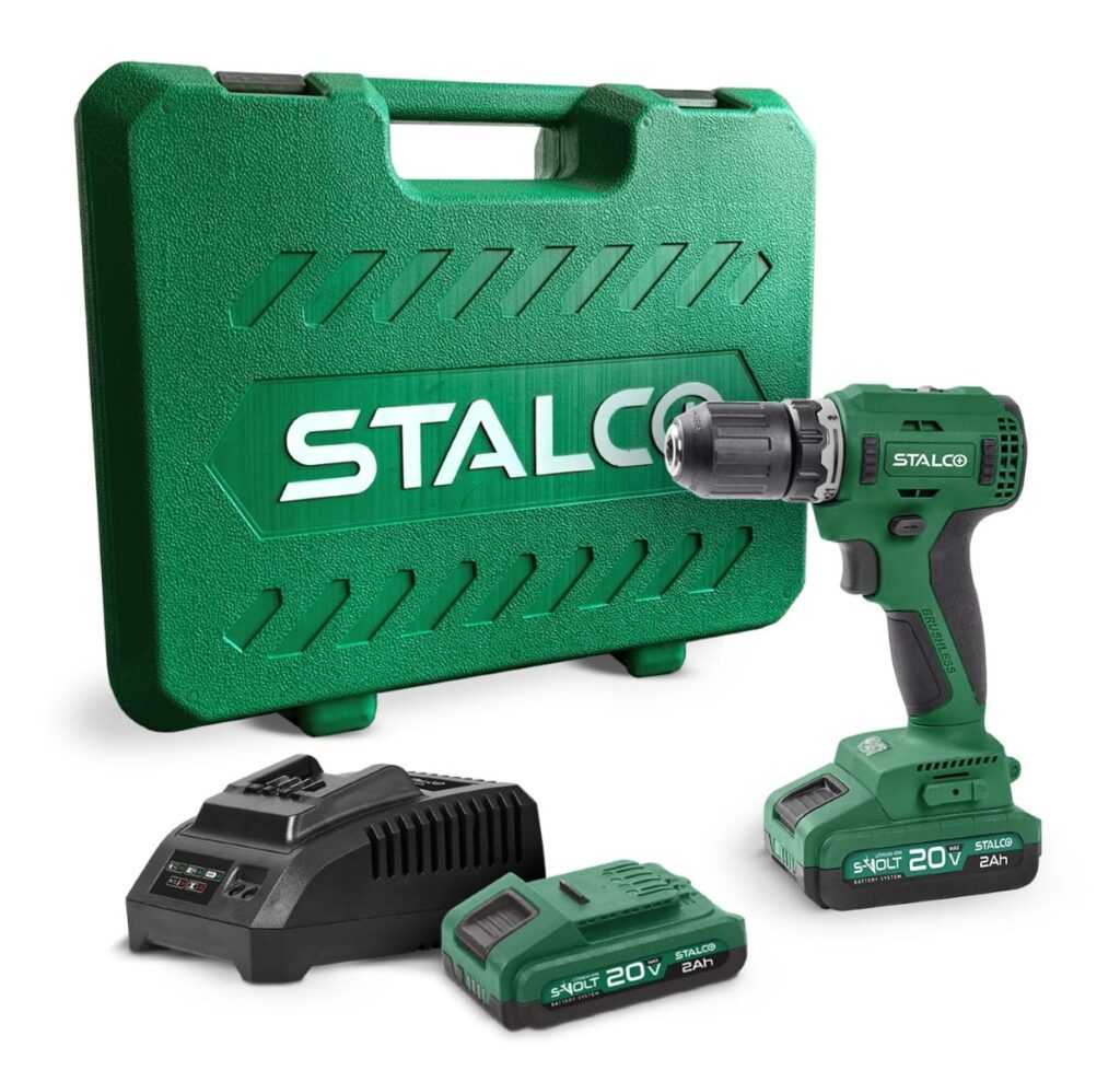 Stalco S-97310 Wiertarka-wkrętarka  DS20-55BL 2x2Ah