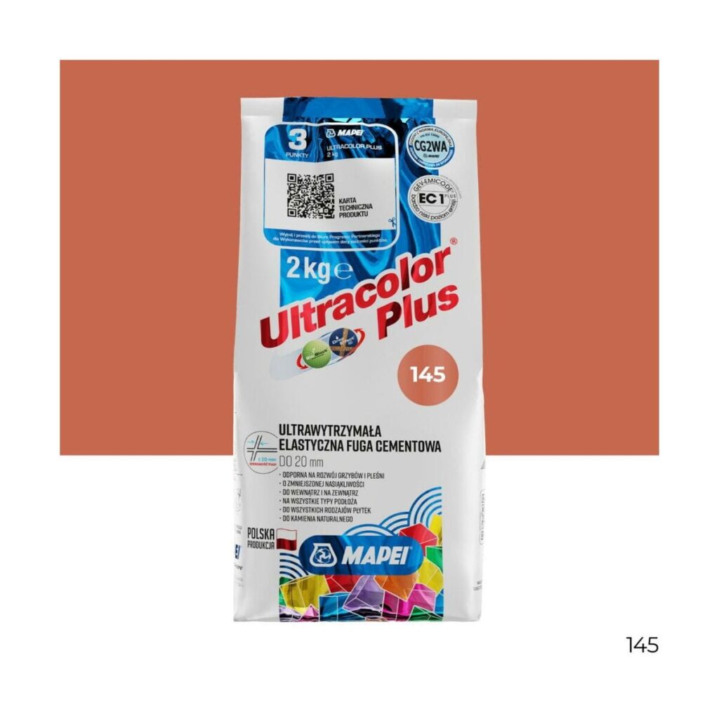 Fuga elastyczna Ceglana Mapei Ultra Plus 145 2kg