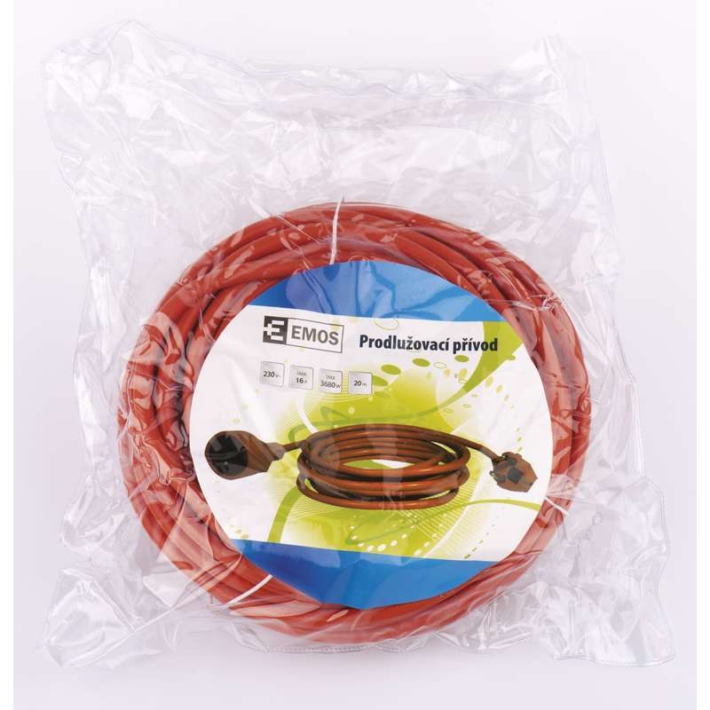 Przedłużacz ogrodowy 20 m H05VV-F 3x1,5 mm2