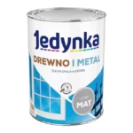 Farba do drewna i metalu Jedynka Alkid Szary Jasny 0,9L MAT