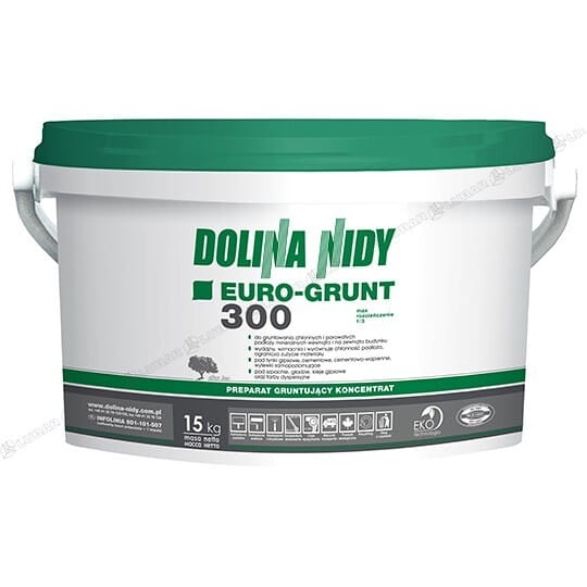 Grunt pod tynki gipsowe Nida Grunt EURO 300 15kg