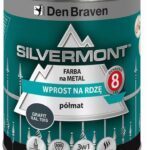 Farba antykorozyjna Silvermont ral9005 czarny półmat 0,7
