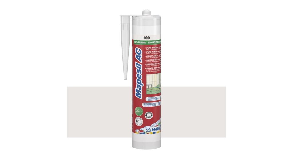 Silikon sanitarny Mapei Mapesil AC 100 310ml biały