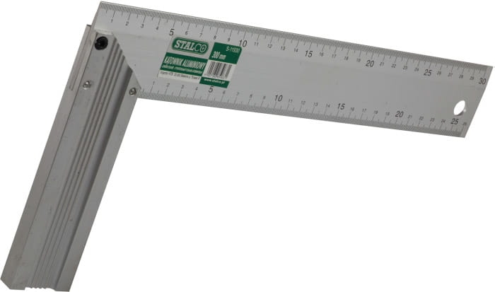 Kątownik aluminiowy 350mm Stalco S-11935