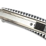 Nóż metalowy 18mm blokada Stalco S-17541