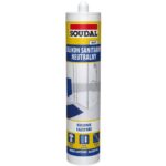 Neutralny silikon sanitarny SOUDAL biały 280ml