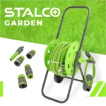 Zestaw wózek z przyłączem 1/2" oraz wężem 20mb Stalco S-80236
