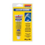 Soudal Silikon sanitarny bezbarwny 60g tubka
