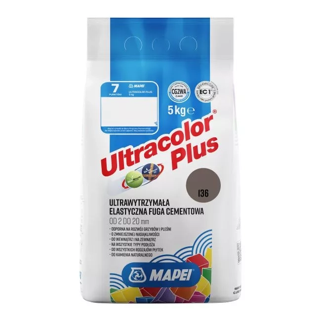 Elastyczna fuga Mapei Ultracolor Plus 136 5kg