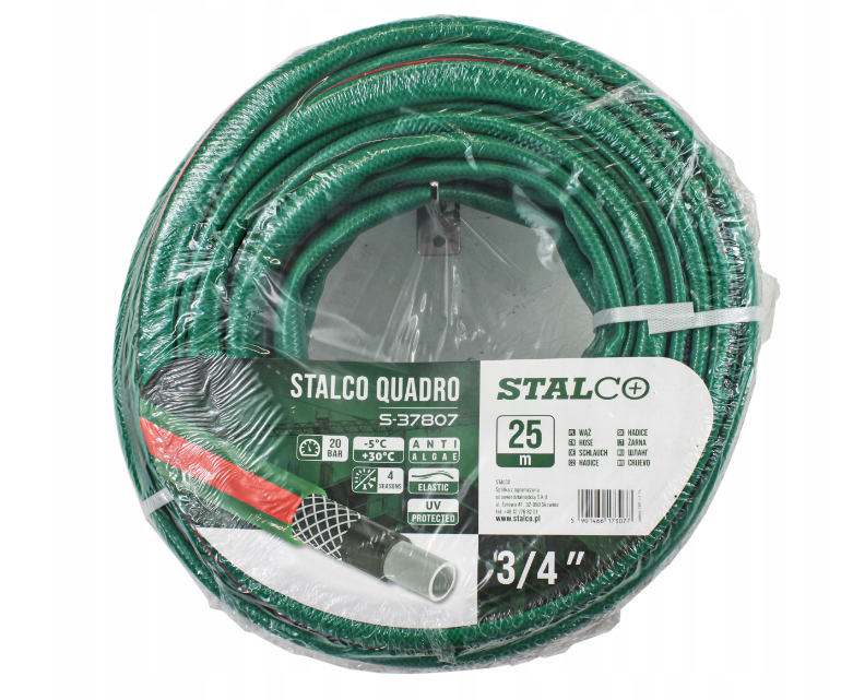 Wąż ogrodowy 3/4"x25mb Stalco S-37807
