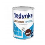 Farba do drewna i metalu Jedynka Alkid brąz 0.9L Mat