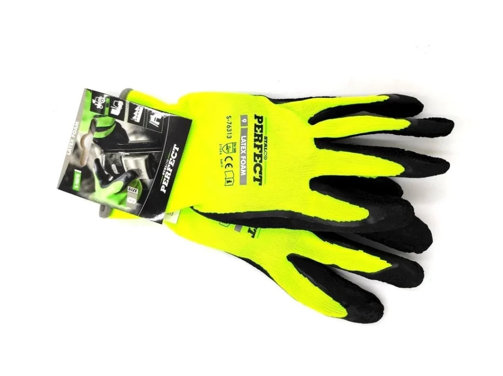 Rękawice Poliestrowe Latex Foam 9 L S-76313 STALCO