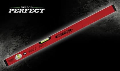 Poziomnica aluminiowa czerwona 50cm S-65050 Stalco