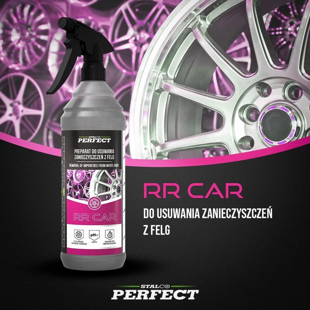PŁYN do czyszczenia Felg i Kołpaków RR CAR 600 ml Stalco S-64564