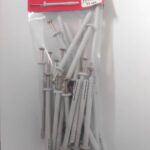 Tytan Kołek do wbijania z kołnierzem 6x80mm 35szt