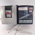 Tytan Kołek do wbijania z kołnierzem 6x80mm 100szt