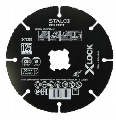 Tarcza do cięcia X-lock Widia Uniwersalna Stalco S-72200