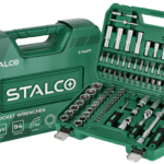 Zestaw kluczy nasadowych 94 elementy Stalco S-54017