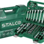 Zestaw kluczy płasko-oczkowych 82el BMC 1/2" 1/4" Stalco S-54013