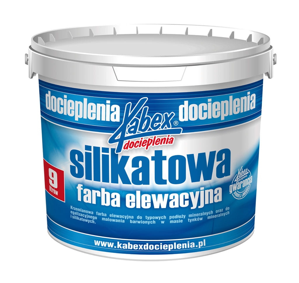 Silikatowa farba elewacyjna Kabex 9L