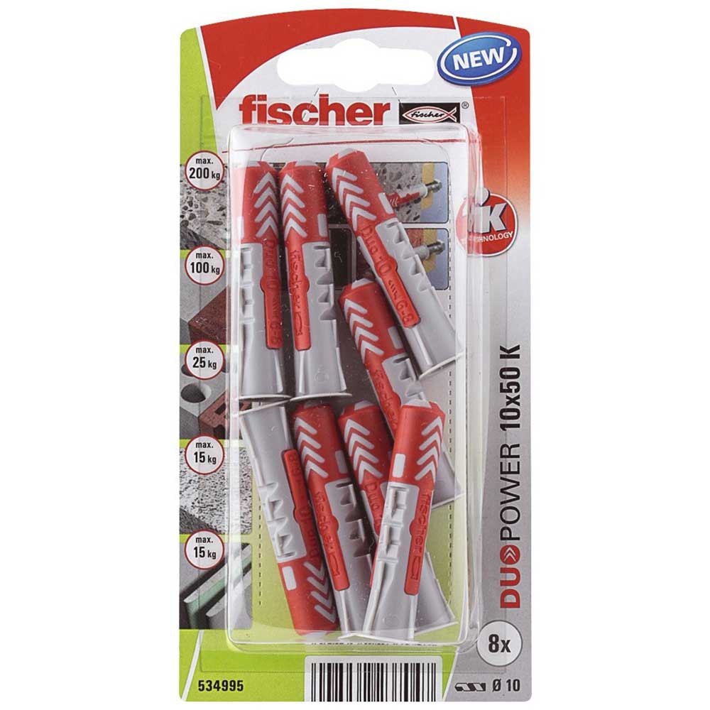 Kołek koszulka Fischer Duopower 10x50 K  534995 8szt