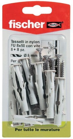 Fischer Kołek rozporowy z wkrętem FU  8x50 V K 504483