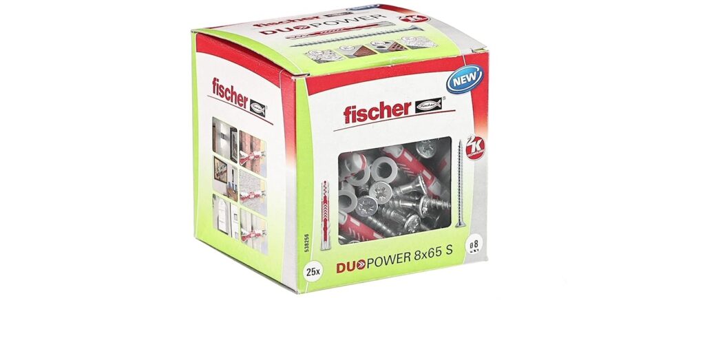 Kołek 2-komponentowy Fischer Duopower 8x65 S DIY 538256