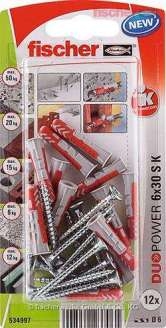 Kołek z wkrętem Fischer Duopower 6x30 S K NV 534997